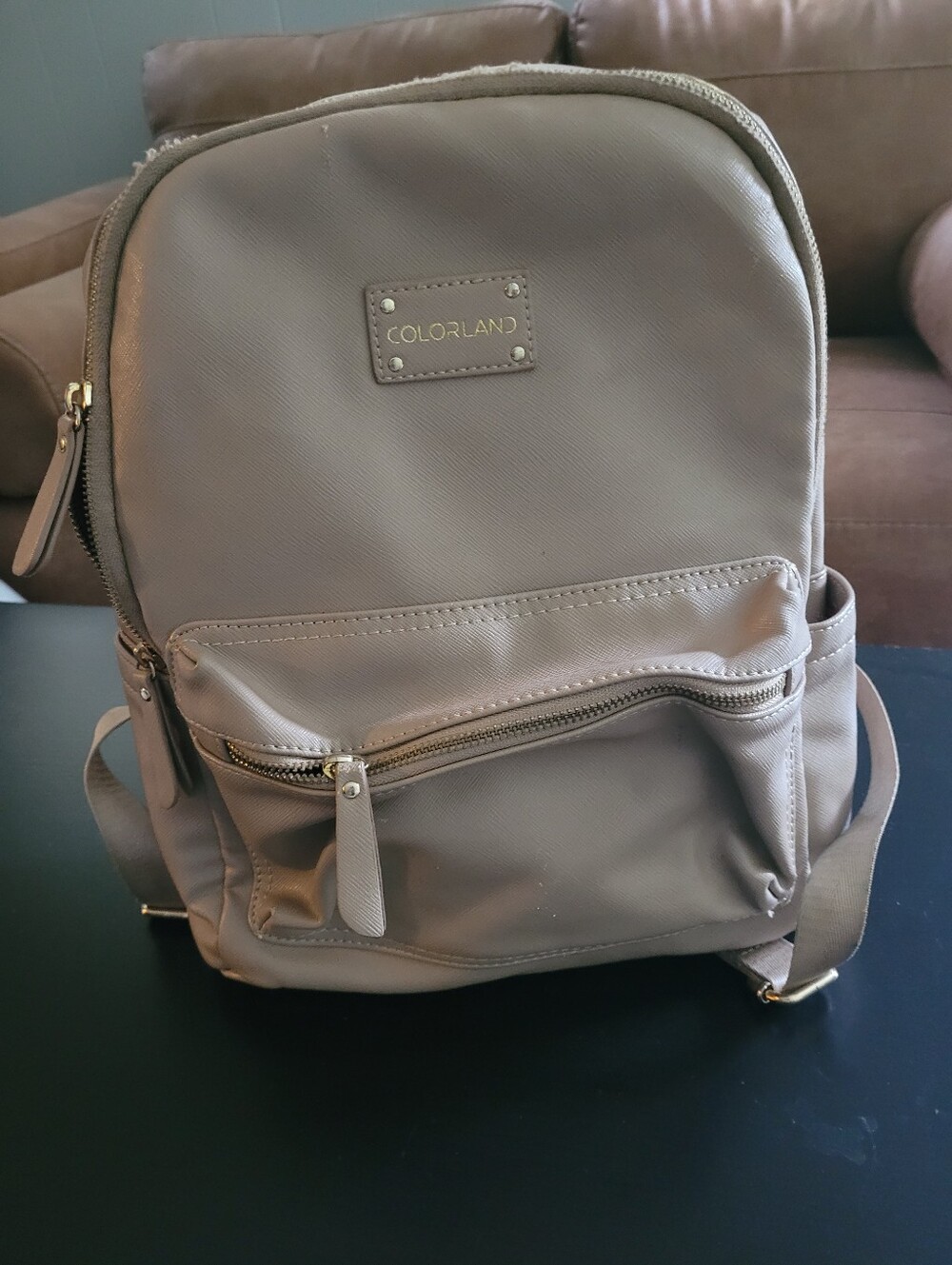 Colorland Taupe Diaperbag - Backpack